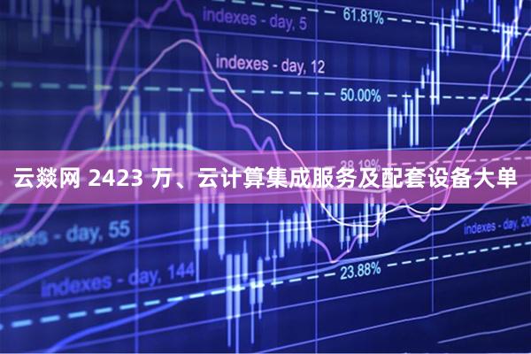 云燚网 2423 万、云计算集成服务及配套设备大单