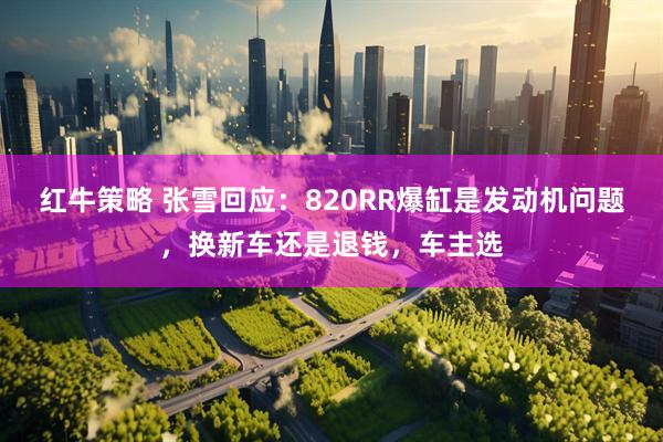 红牛策略 张雪回应：820RR爆缸是发动机问题，换新车还是退钱，车主选