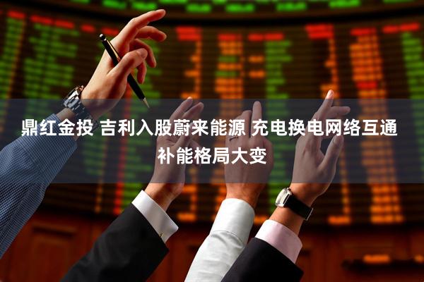 鼎红金投 吉利入股蔚来能源 充电换电网络互通 补能格局大变
